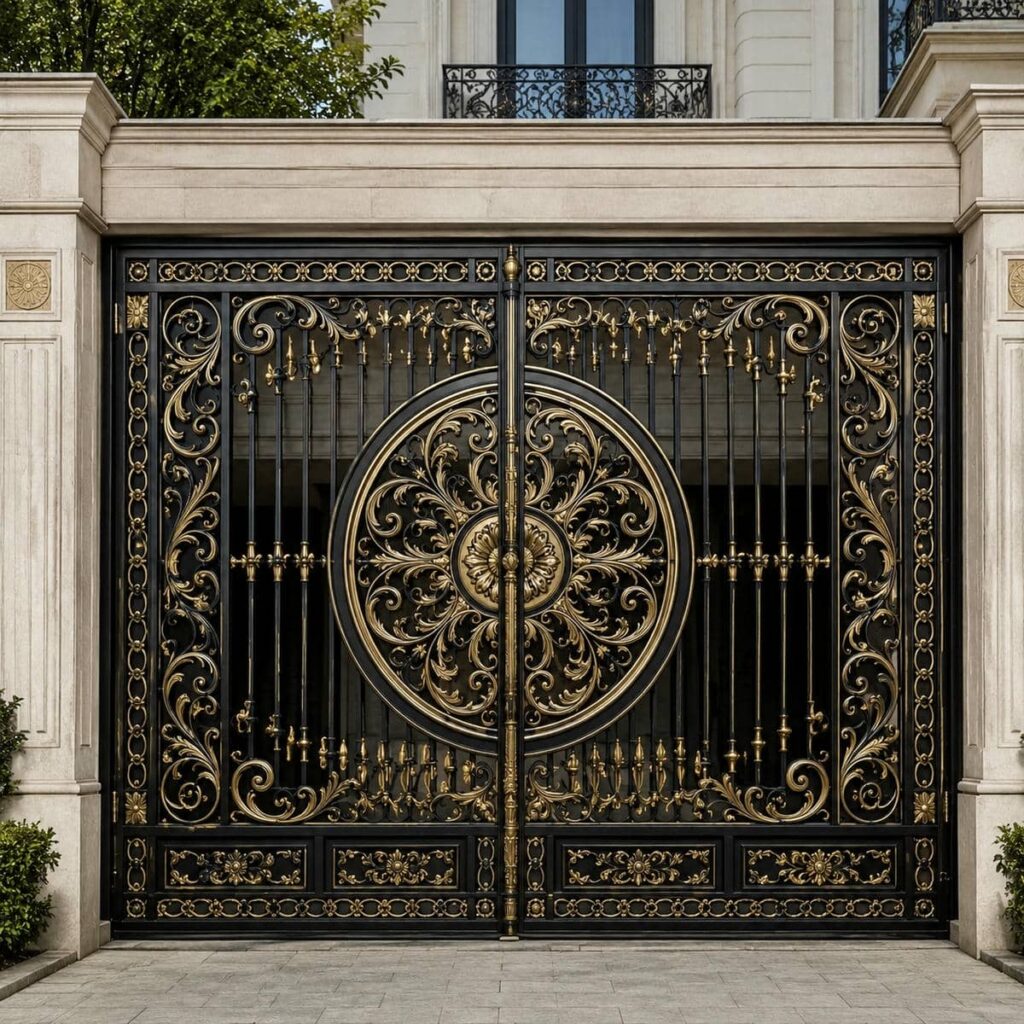 خرید درب پارکینگ آهنی ساده قاب دار با بررسی نوع پروفیل