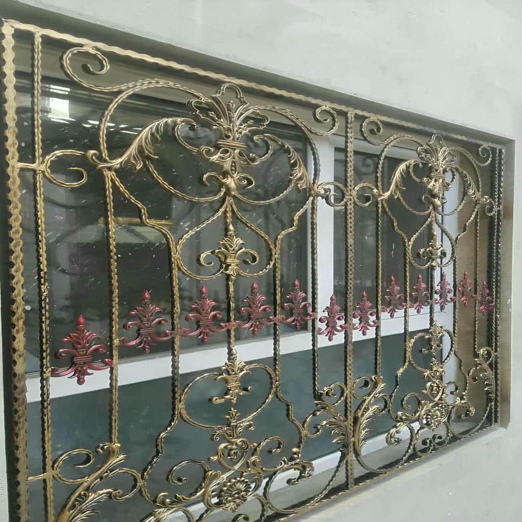 تولید حفاظ پنجره فرفورژه گل نرده با جوشکاری دقیق