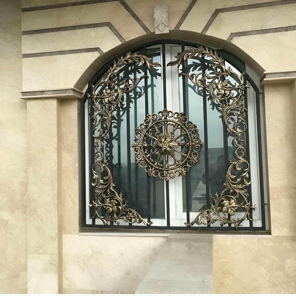 اجرای حفاظ پنجره ضد سرقت میله عمودی با پروفیل مقاوم