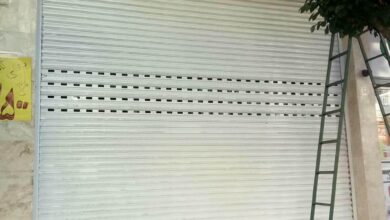 8 طرح درب کرکره ای مغازه صنعتی