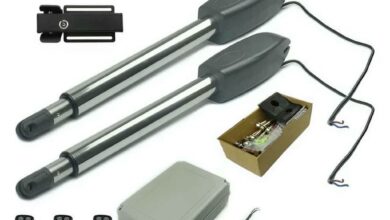 9 مدل درب حیاط ریلی ماشین رو