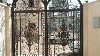 12 مدل درب پارکینگ کشویی محوطه