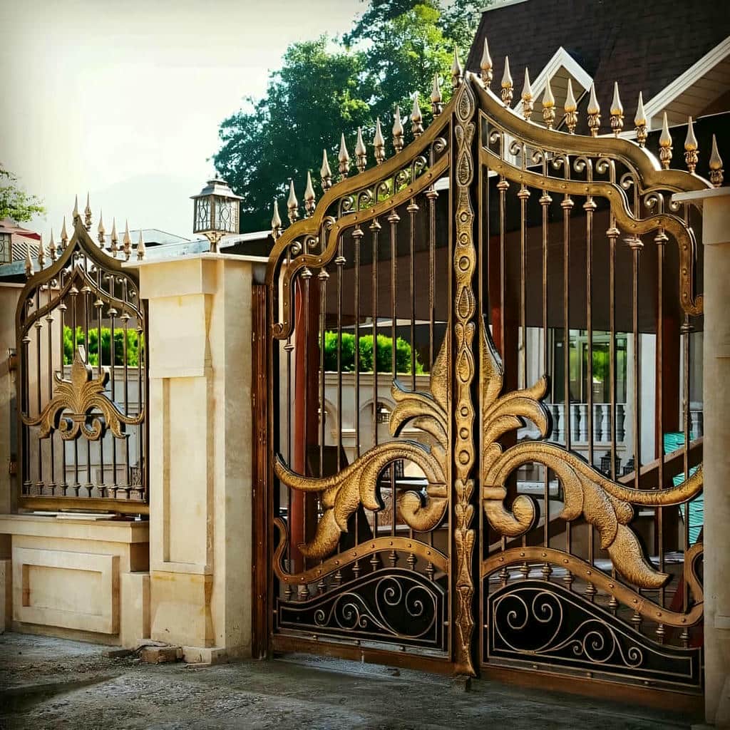 درب مشبک نورگیر با تولید حرفه‌ای نمونه لوزی