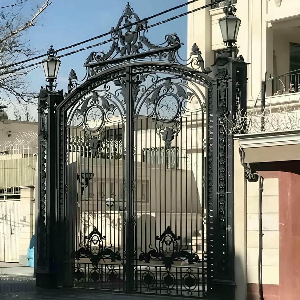 درب پارکینگ سنگین شاسی دوبل پوشیده برای حفظ امنیت و حریم