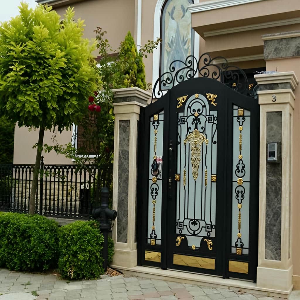 درب آهنی قاب دار با ورق مقاوم و رنگ ضدزنگ