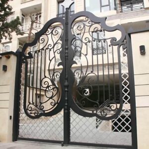 7 نمونه درب ویلایی CNC پنل مشبک