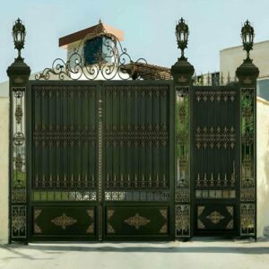 14 نمونه درب حیاط مشبک نورگیر