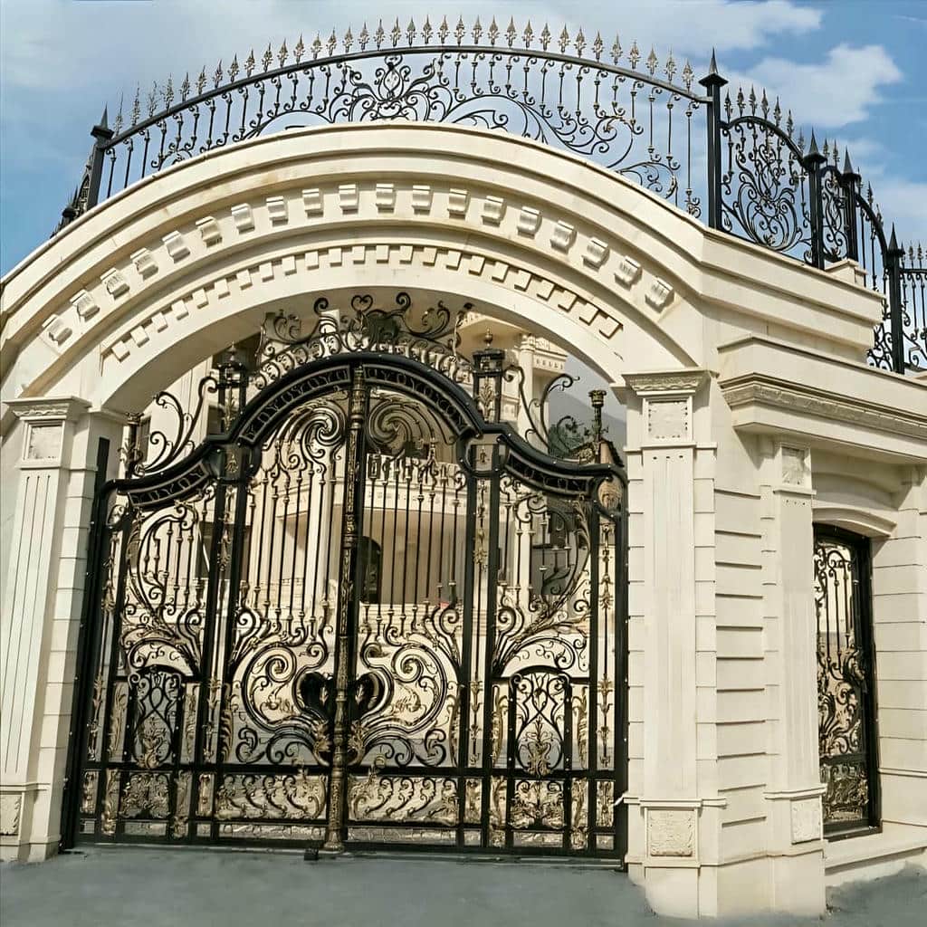 7 مدل درب آهنی شیک ورودی حیاط