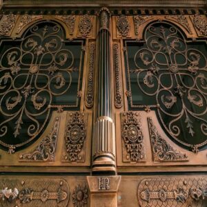 6 مدل درب باغ آهنی قوسی