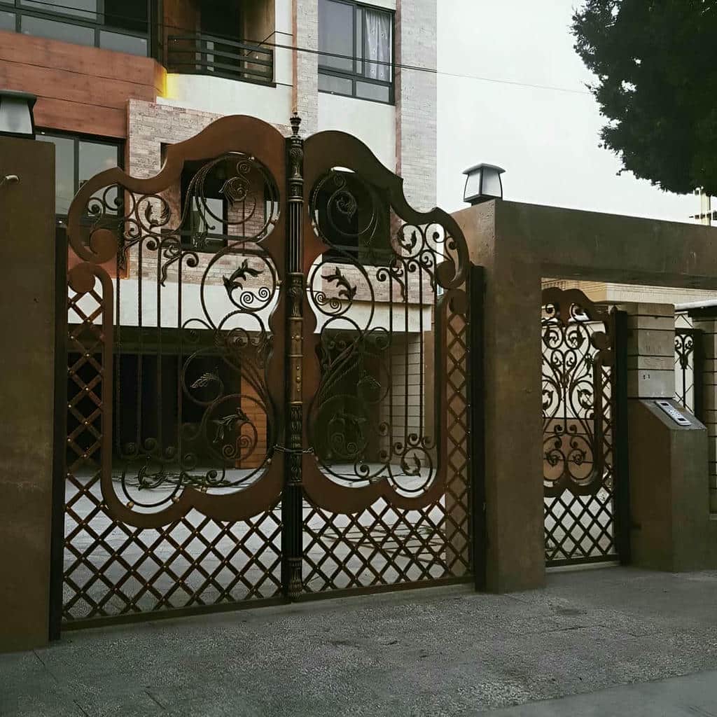 درب ویلایی ورق پانچ برای خرید ورودی مدرن