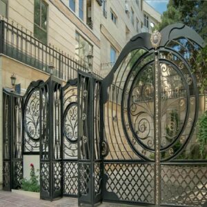 6 مدل درب حیاط شاسی سنگین