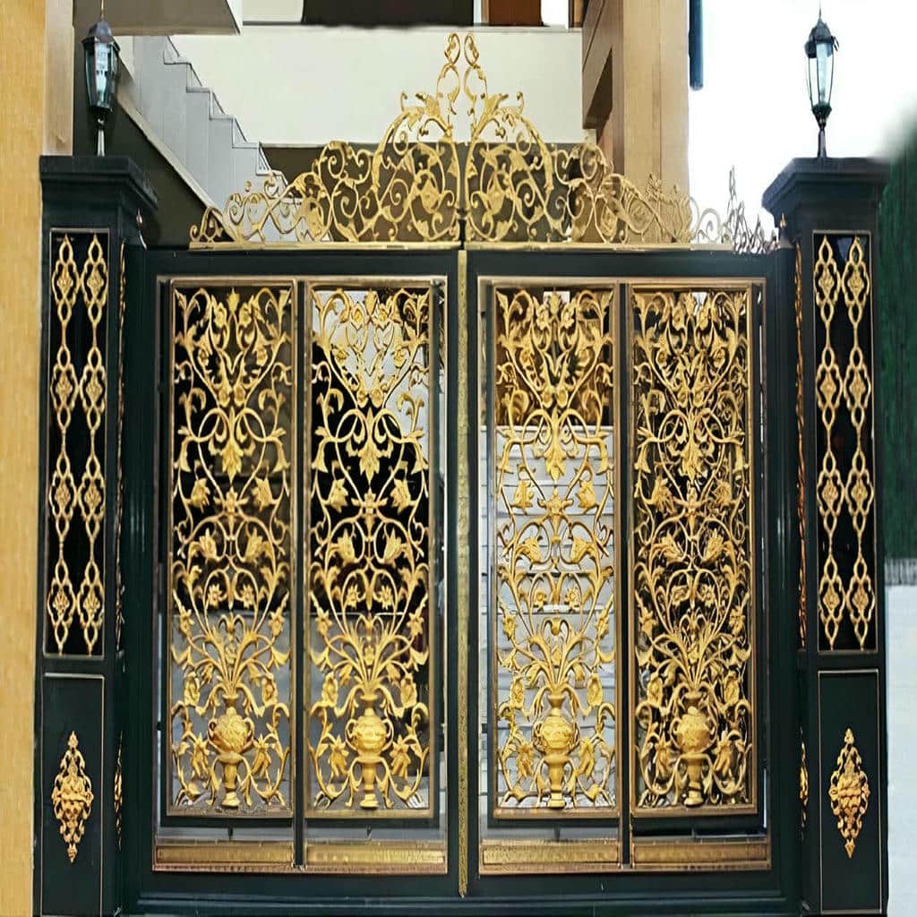 درب حیاط ورق پانچ برای خرید ورودی مدرن