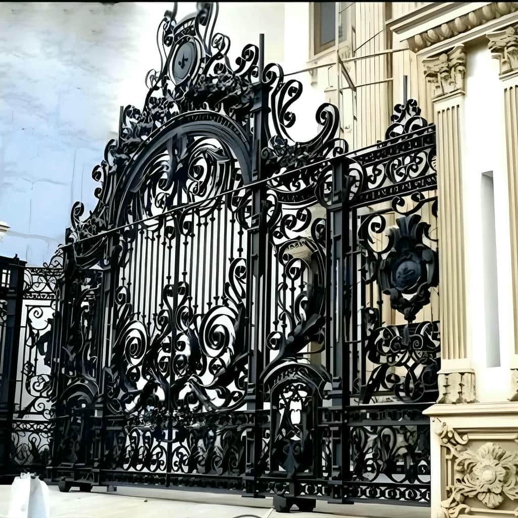 درب پارکینگ دو لنگه عریض ساده برای خرید مطمئن