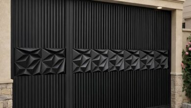 14 نمونه درب حیاط ورق پانچ