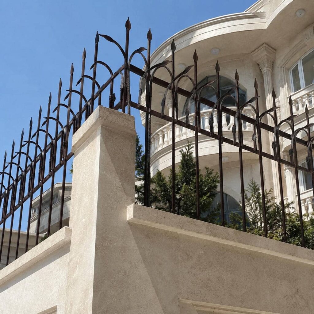 7 طرح حفاظ دیوار با میلگرد آجدار