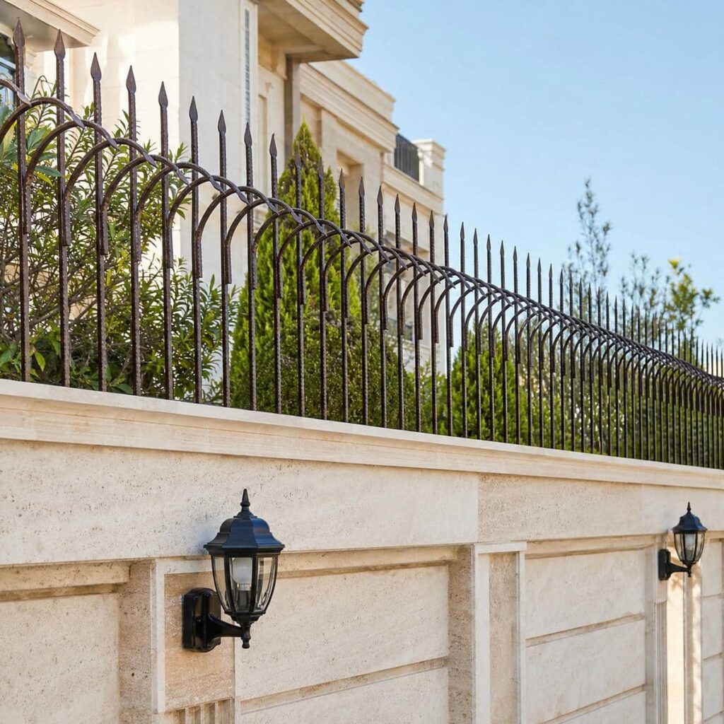 9 مدل نرده حفاظ دیوار ساده