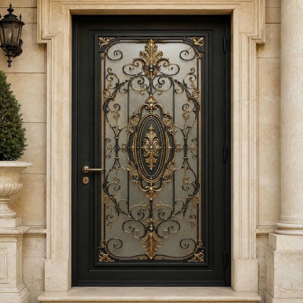 8 نمونه درب پارکینگ مینیمال خطی