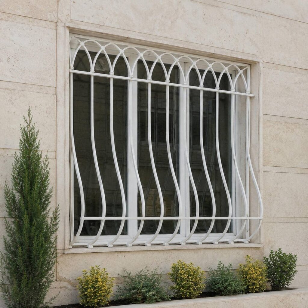 حفاظ پنجره رنگی کوره ای برای خرید ایمن و زیبا