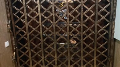 6 طرح درب آکاردئونی طلایی سلطنتی
