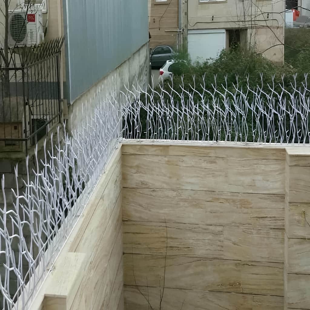 ضرورت نصب حفاظ فولادی شاخ گوزنی برای محوطه حیاط