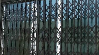 درب محافظتی آکاردئونی در تهران