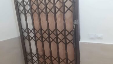 حفاظ درب آپارتمان: حفاظ آکاردئونی
