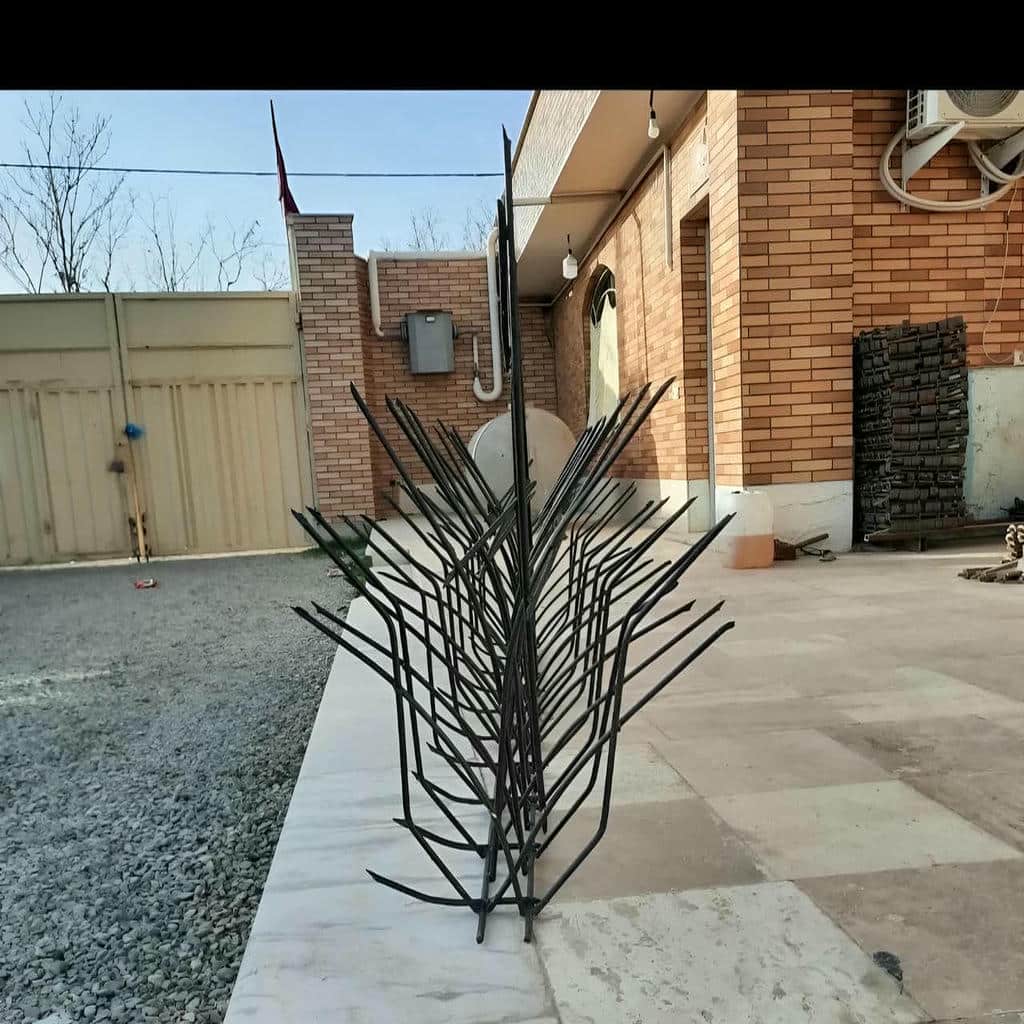 ارتفاع نرده شاخ گوزنی روی دیوار