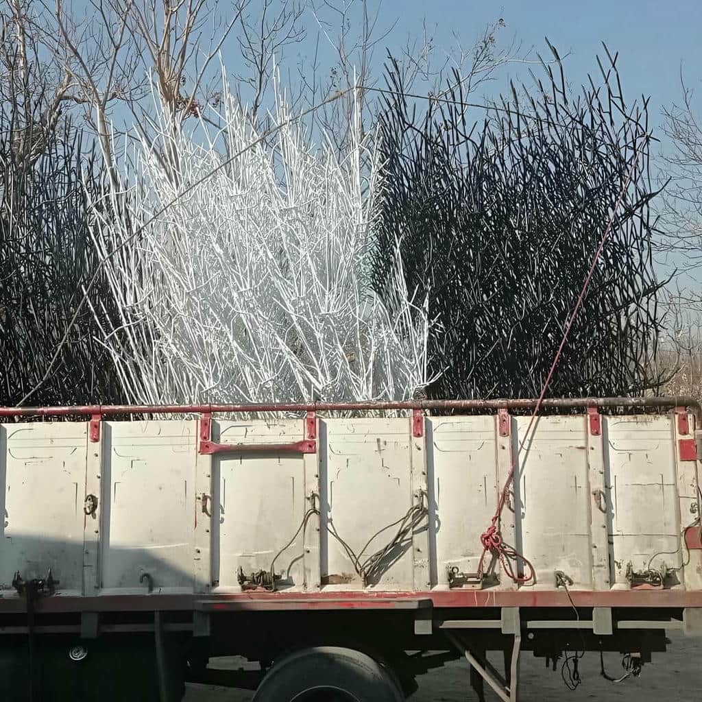 فروش محافظ آهنی شاخ گوزنی دور دیوار محوطه بیرونی
