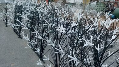 قیمت خرید نرده حفاظ شاخ گوزنی بالای دیوار