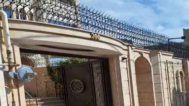 محافظ فلزی بالای دیوار : نرده شاخ گوزنی دیواری