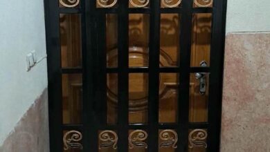 حفاظ آکاردئونی درب منزل