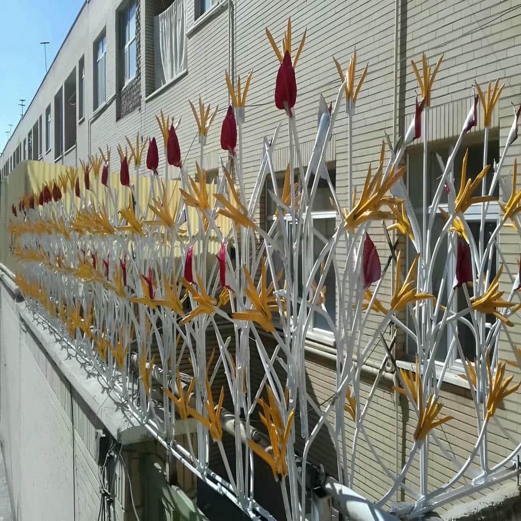 قیمت نرده حفاظ روی دیوار در تهران