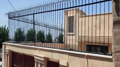 انواع گارد فلزی بالای دیوار