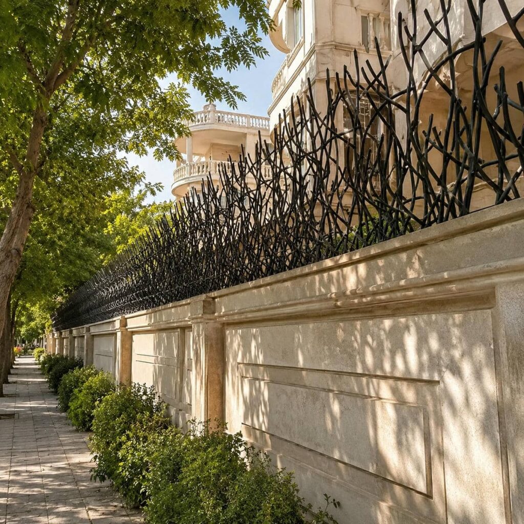 کاربرد ساخت حفاظ آهنی شاخ گوزنی دیواری در امنیت چیست؟
