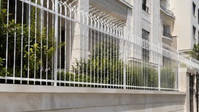 فروش حفاظ بالای دیوار با رنگ قرمز