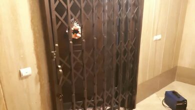 قیمت هر متر درب محافظ آکاردئونی درب منزل چقدر است؟