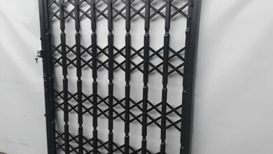 درب محافظ آکاردئونی منزل