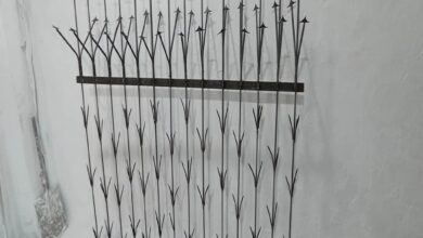 نرده دیواری فولادی