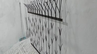 حفاظ کشی بالای دیوار و روی دیوار