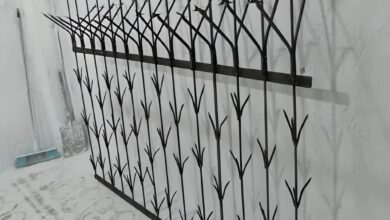 حفاظ کشی دور دیوار محوطه