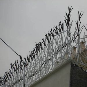 حفاظ نرده دور دیوار ساختمان