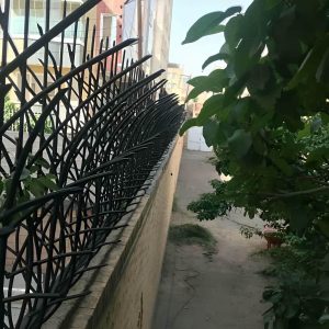 تولید گارد فلزی روی دیوار : حفاظ نرده دیواری طرح شاخگوزنی