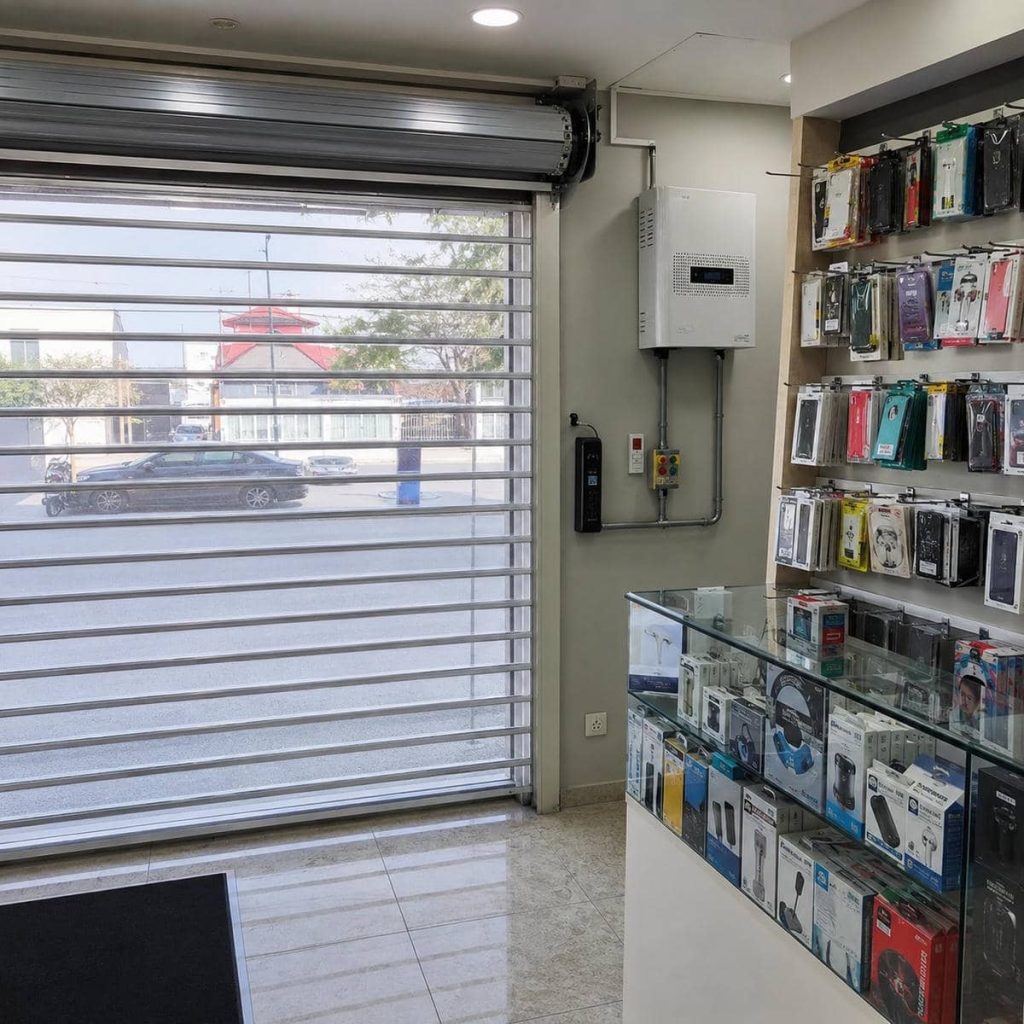 درب کرکره ای کاربردی برای فضای تجاری