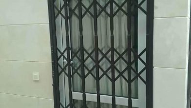 حفاظ درب ورودی فلزی سفارشی ساختمان