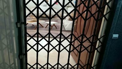 حفاظ درب ضد سرقت فلزی با ساختار مقاوم