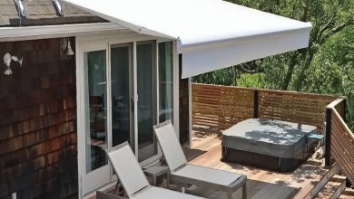سایبان تراس بازویی مناسب فضای مرطوب و بارانی