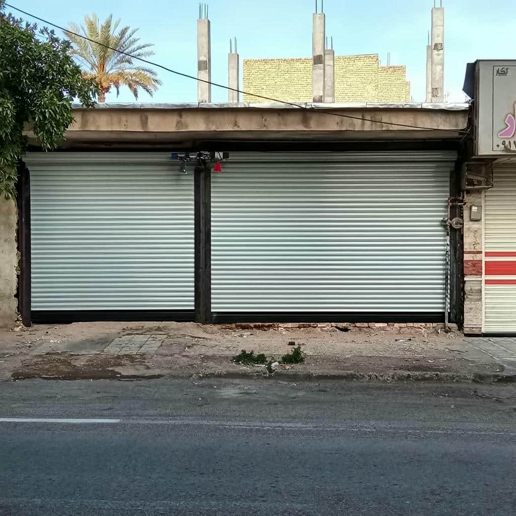 کرکره مغازه آلومینیومی برای ورودی مجتمع پرتردد