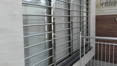 نرده پنجره آهنی مقاوم در برابر باد