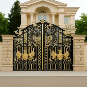 درب ویلا با ابعاد سفارشی برای ورودی ساختمان