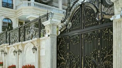 درب ساختمان فلزی مناسب ورودی کم عرض